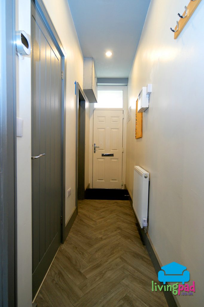 Hall way with 'guest' toilet